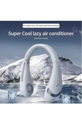 مروحة عنق بشاشة LED