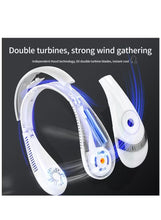 مروحة عنق بشاشة LED