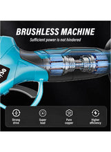 مقصات تقليم كهربائية 21 فولت مع بطاريتين، شاحن وشفرات - تقطع حتى 30 مم