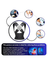Back Brace Posture Corrector – Adjustable Shoulder & Spine Support for Pain Relief, Scoliosis & Body Alignment (Large)
