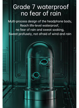 سماعات أذن لاسلكية بلوتوث 5.3، سماعات داخل الأذن بمدة تشغيل 180 ساعة، مقاومة للماء IP7 – فضي